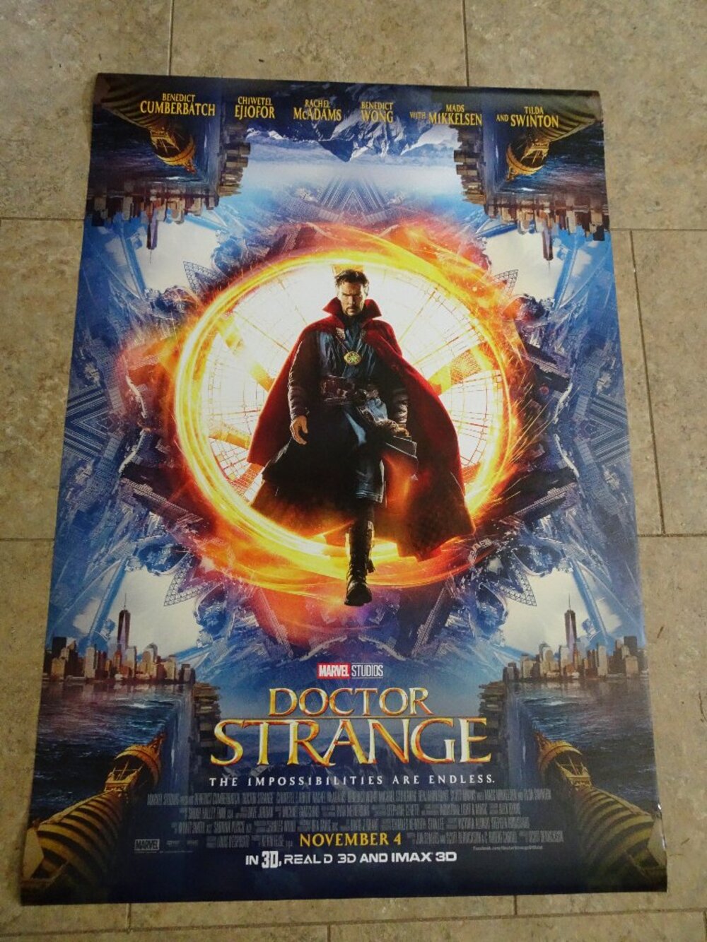 Dr. Strange - Movie Poster with Benedict Cumberbatch as Dr. Stephen Strange